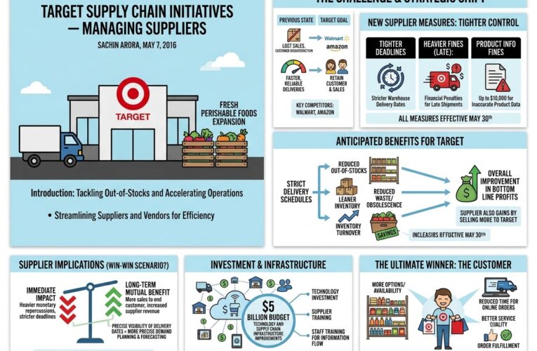 Target Supply Chain Initiatives – Managing Suppliers