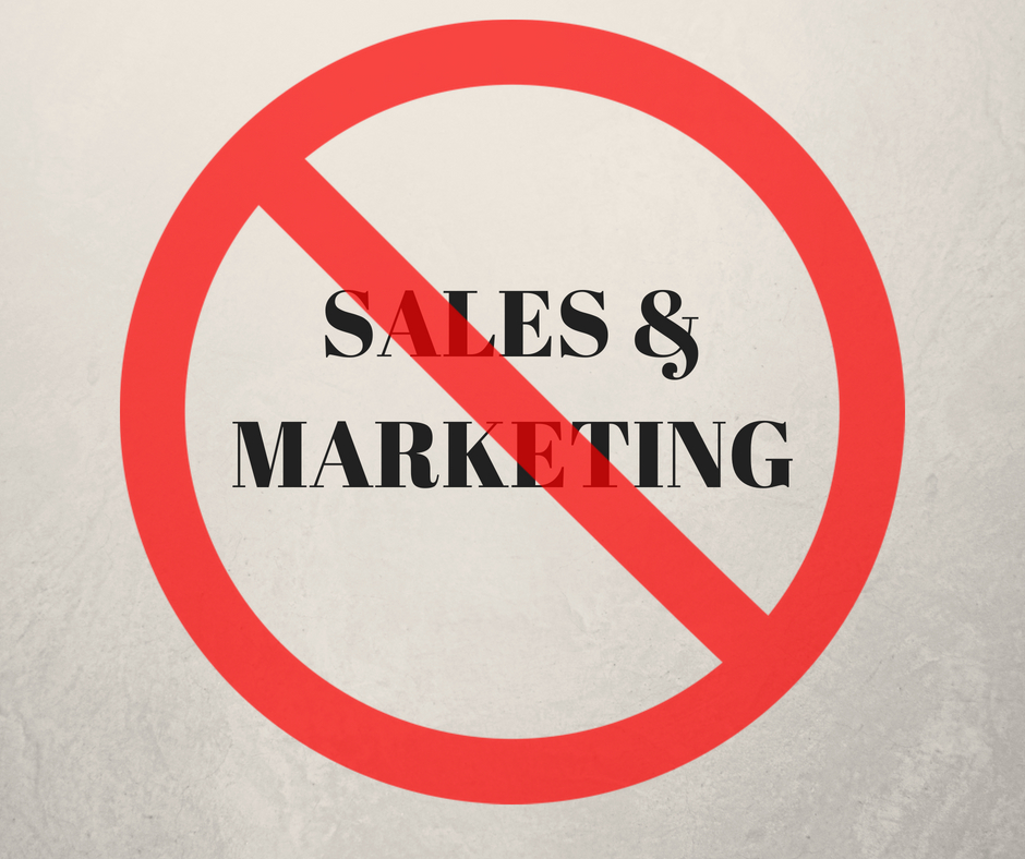 Does Demand Management require us to boycott Sales & Marketing?
