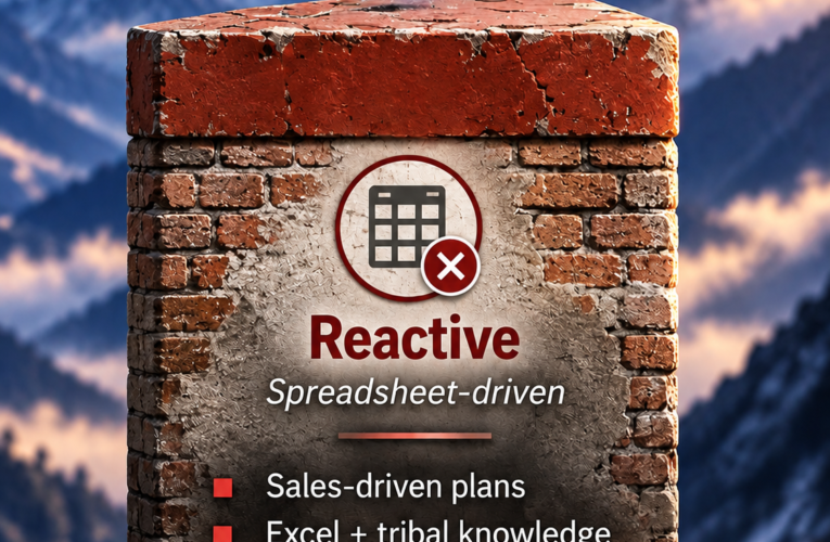 Operating at Level 1 of the Demand Planning Maturity Curve